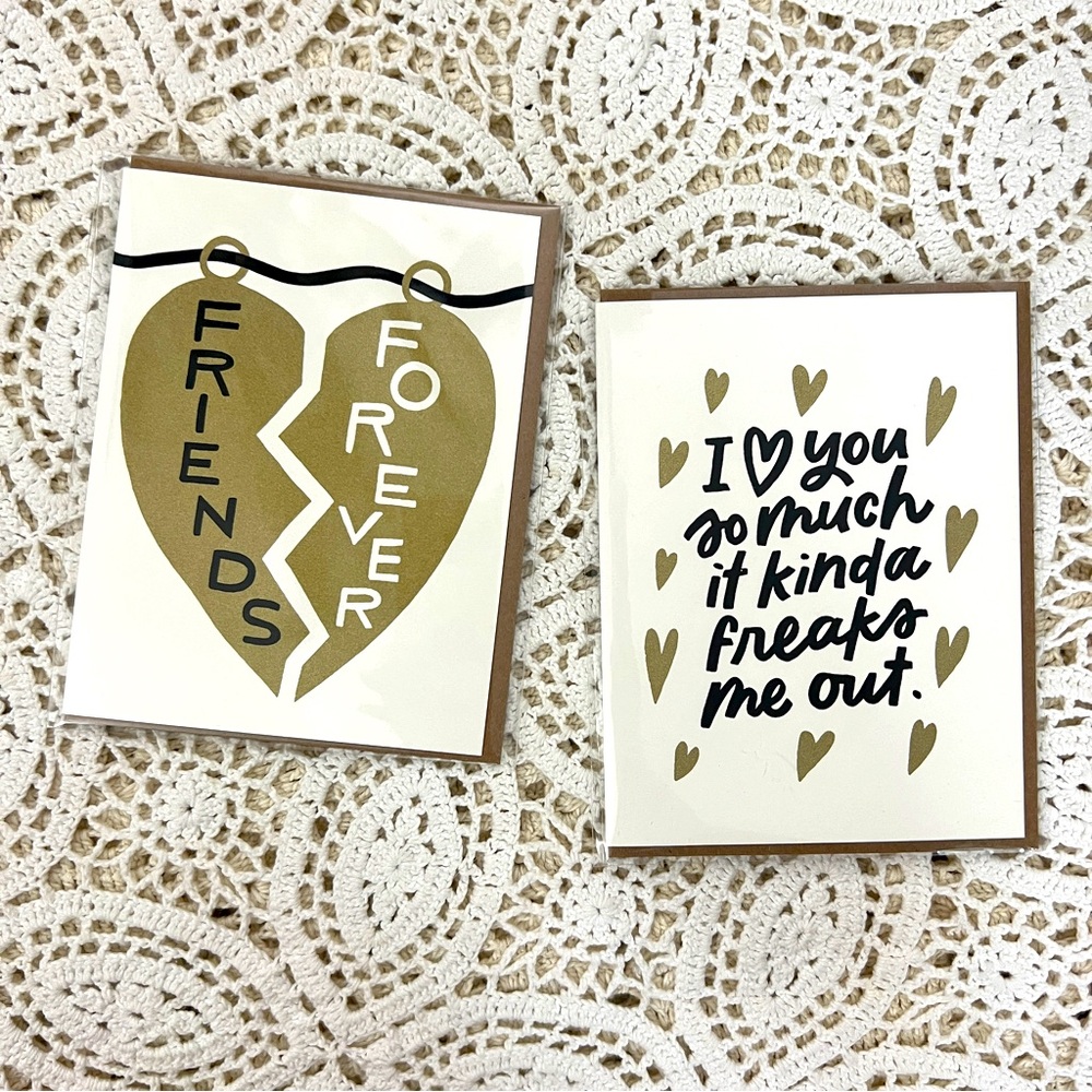 FREE if bundled | 2 unused greeting cards